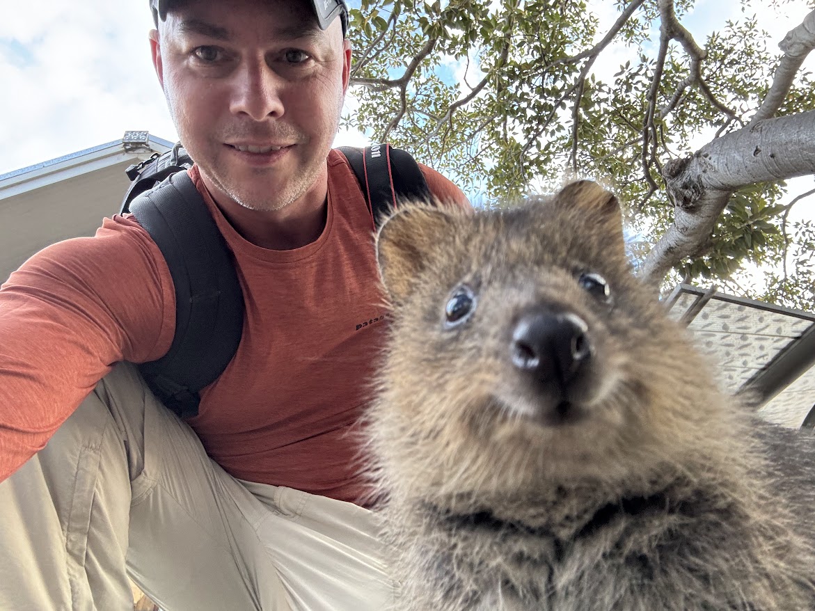 Quokka Selfie, Rottnest Island