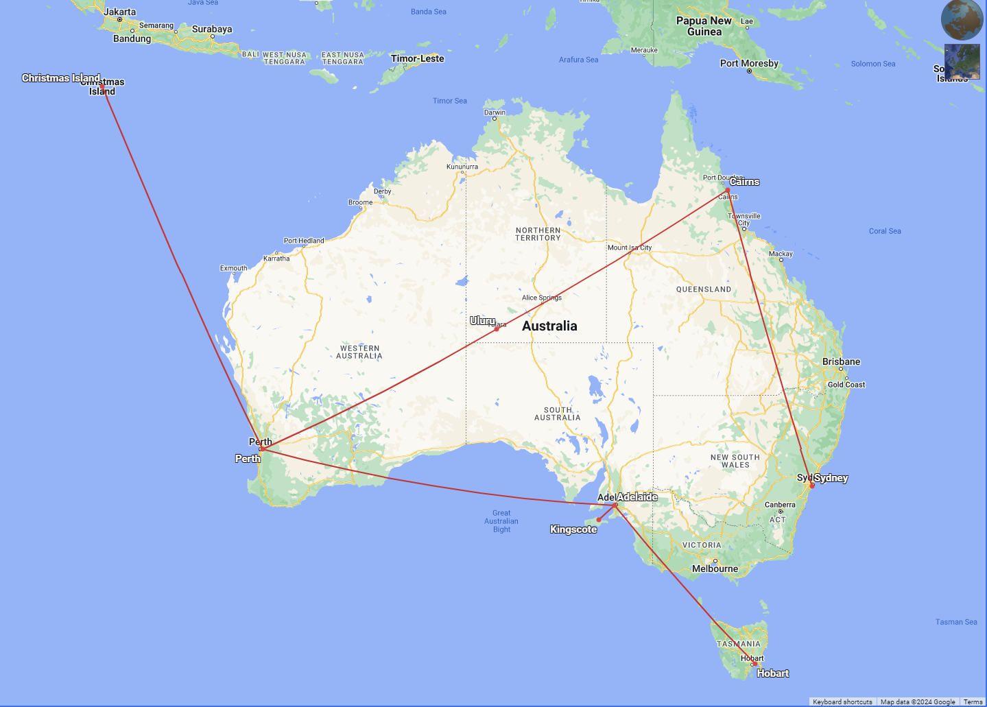Australia Itinerary