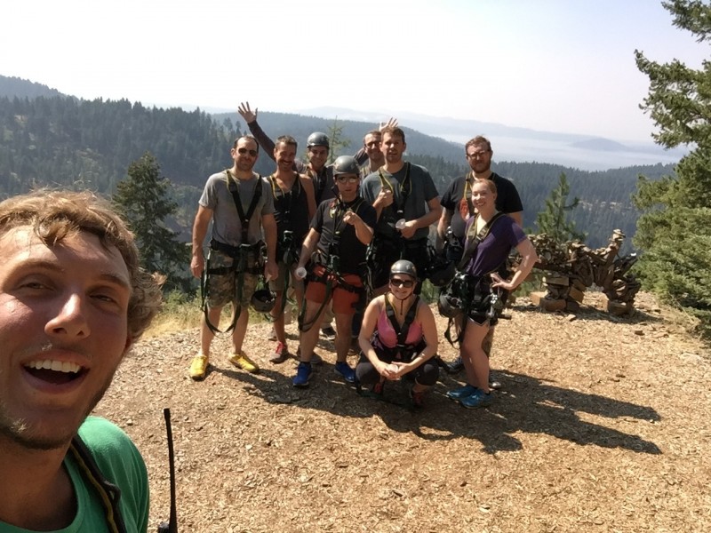 Commerce Architects Ziplining in Idaho