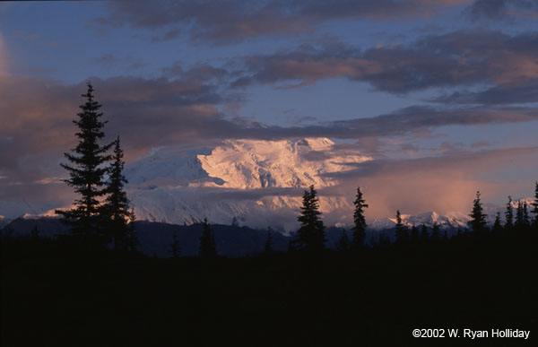 Sunset and Clouds on Denali