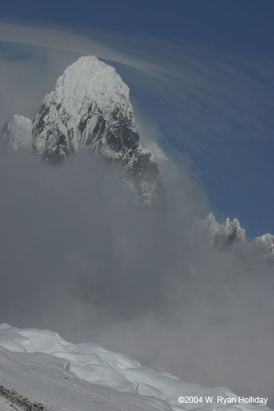 Mountain in Clouds