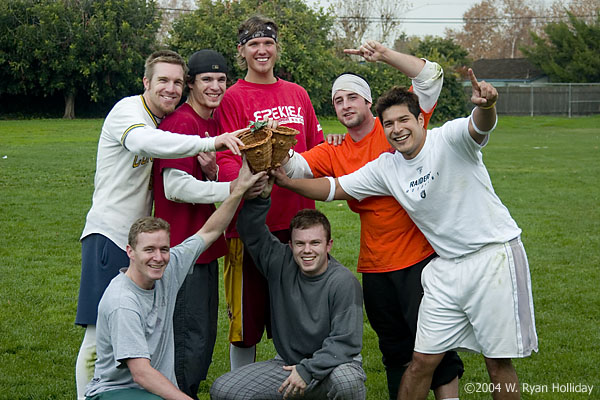 The Victors with the Cornucopia Trophy