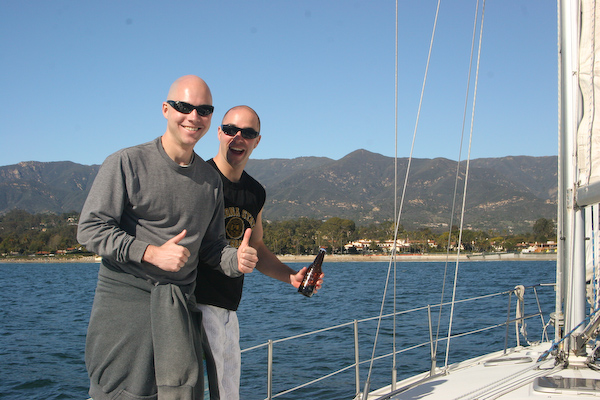 Aaron & Ryan Sailing