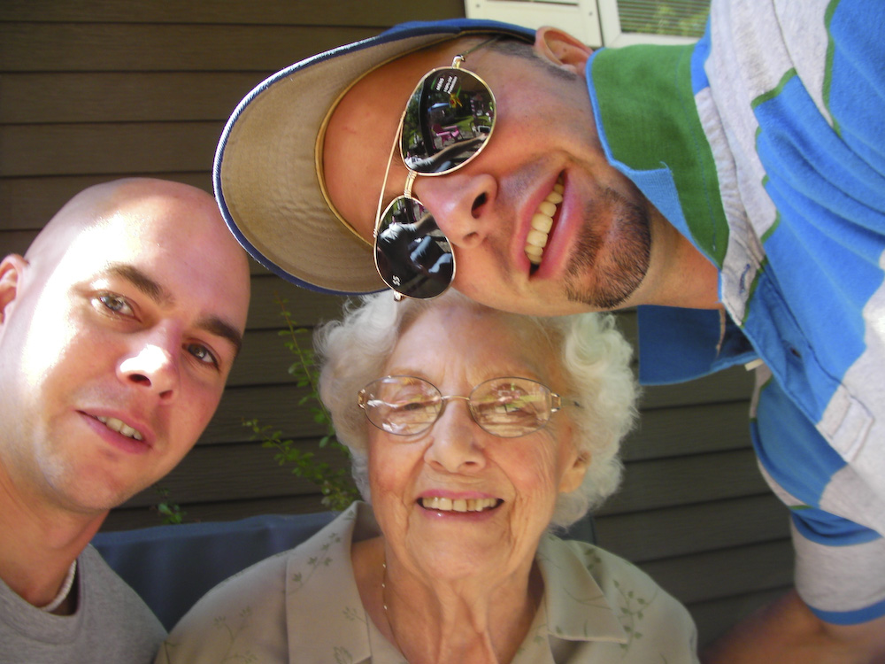 Aaron, Grandmother Holliday and Me