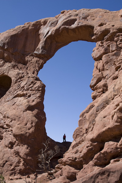 Audrey at Turret Arch