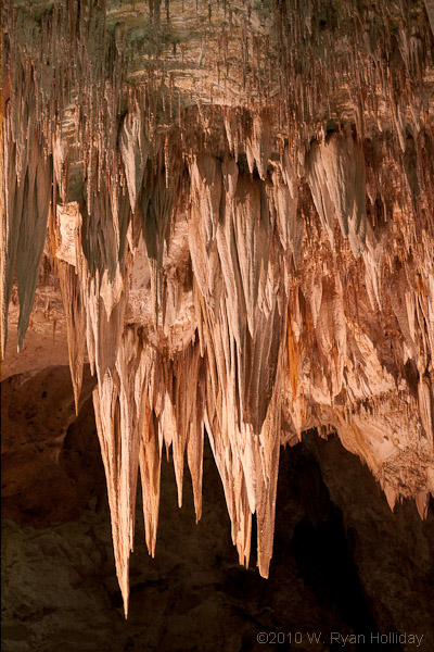 The Chandelier formation in Carlsbad Caverns