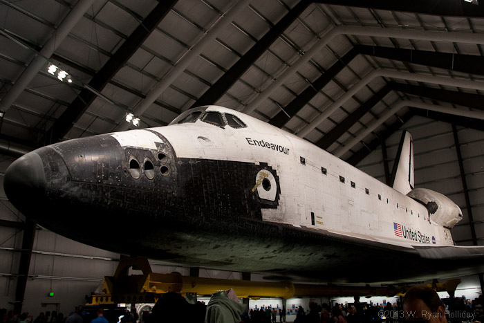 The Shuttle Endeavour at the California Science Center