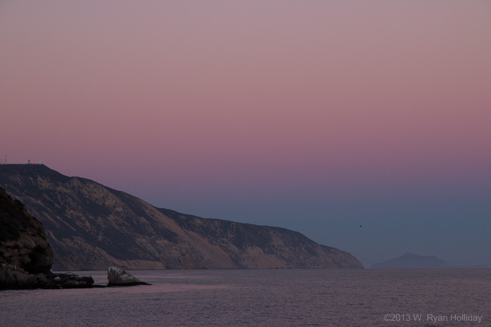 Santa Cruz Island Sunset