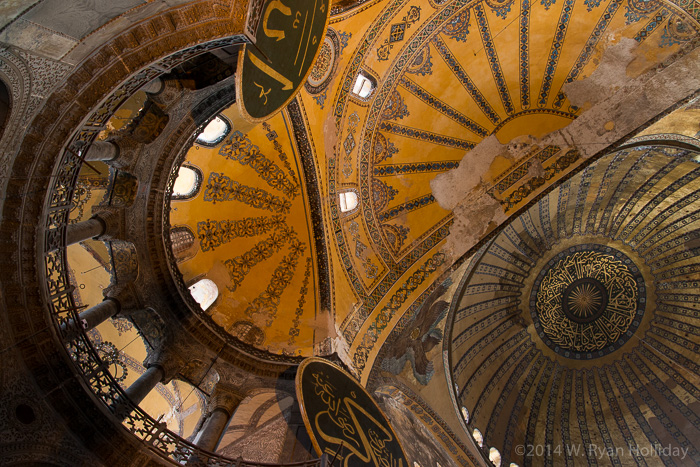Hagia Sophia interior domes