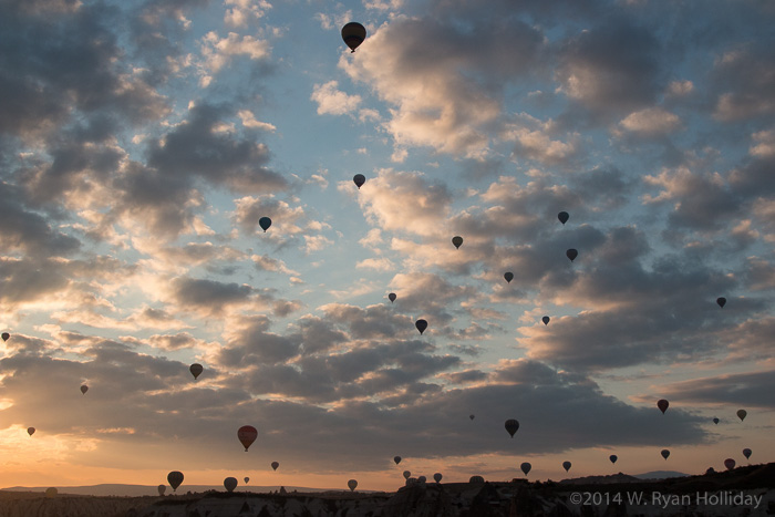 Cappadocia hot air balloon launch