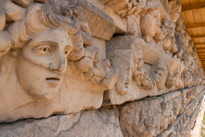 Marble carvings at Aphrodisias