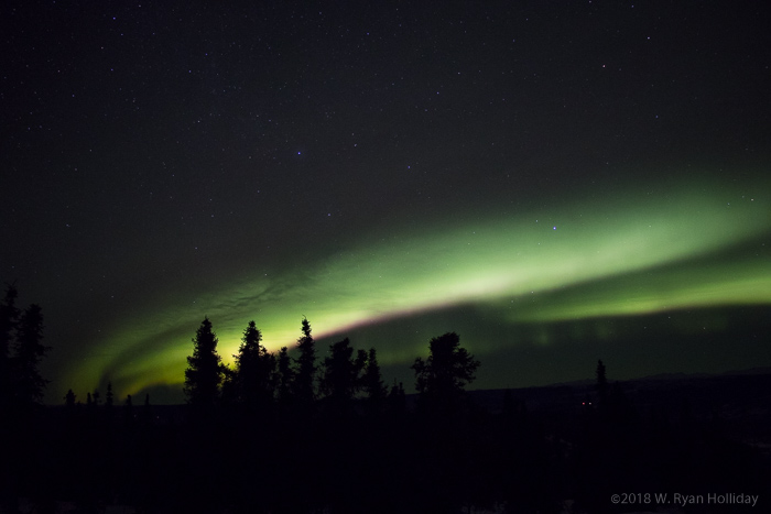 Aurora Borealis, taken north of Fairbanks