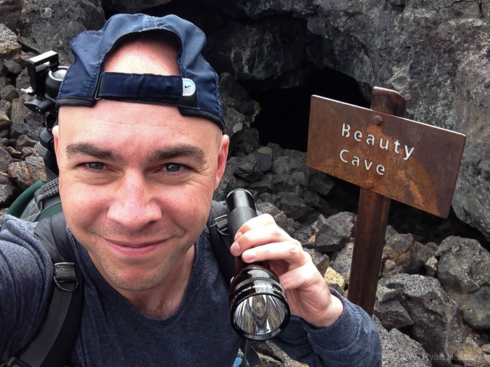 Self-portrait in Beauty Cave