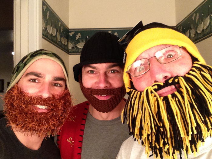 Holliday family beard heads