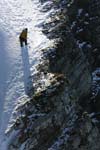 Jerome Poncet on Icy Cliff