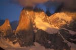 Mt. Fitz Roy Detail at Sunrise